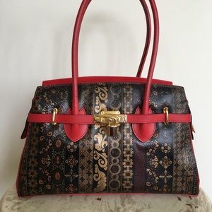 Calja Vera Pelle Italian Leather Handbag